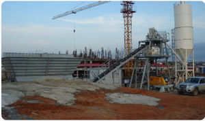 固定式混凝土配料装置