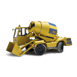 self-loading concrete mixer