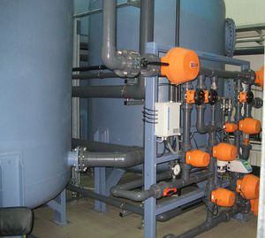 ion exchange water purification unit