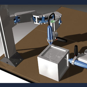 tool manipulator arm / mechanical / with gripping tool / with clamping system