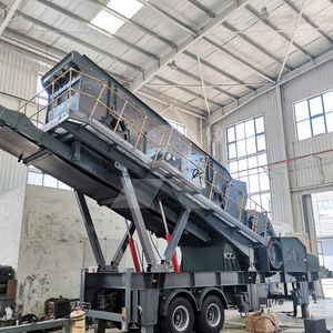 mobile crushing and screening plant