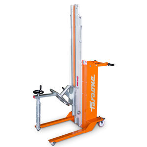 reel handling stacker truck