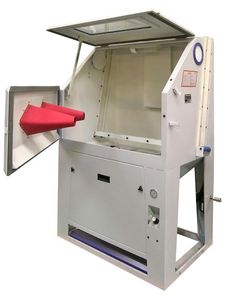 suction blast cabinet / manual / for flat glass engraving