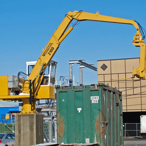 stationary material handler