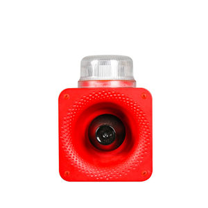 带LED灯泡的报警发声器
