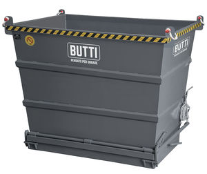 steel crate / handling / for industrial use / industrial waste