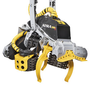 roller feed harvester head