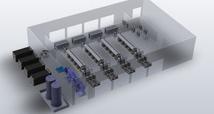 water treatment electrolysis unit