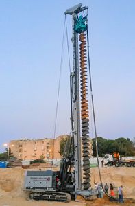 continuous flight auger (CFA) drilling rig
