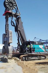 Diaphragm wall drilling rig - FD Hydromill - CASAGRANDE - Foundation ...