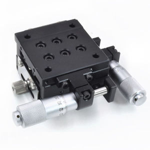 translation stage / crossed roller / precision / aluminum