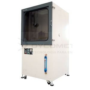 dust test chamber / with window / stainless steel
