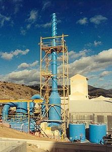 Venturi gas scrubber / wet / organic / compact