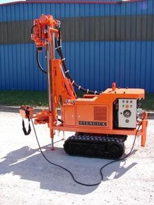 micropile drilling rig / crawler / rotary / hydraulic
