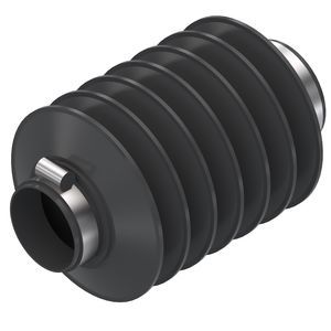 cylindrical protective bellows