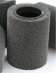 cylindrical brush / cleaning / plastic