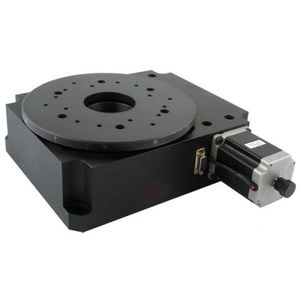 stepper motor-driven rotary indexing table / horizontal / for machine tools / with face gear