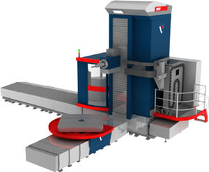 CNC boring mill / horizontal / universal / 6-axis