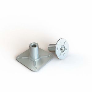 带衬套的底板螺母