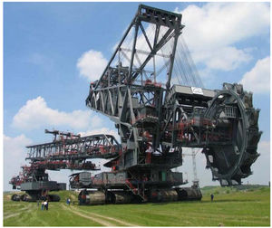 bucket wheel excavator