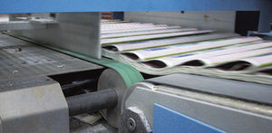 rubber conveyor belt / process