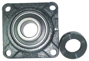 flange bearing unit / ball bearing / steel