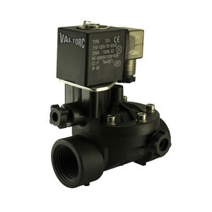 pilot-operated solenoid valve / 2-way / NC / water