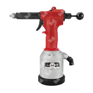 pneumatic riveter / for threaded hexagonal inserts / floor-standing