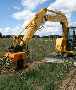 excavator vibratory plate