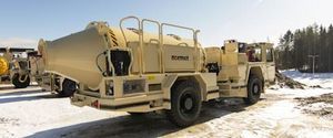underground mining mixer truck 1