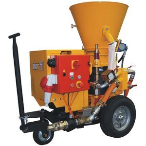 concrete spraying machine 1