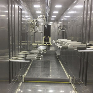 part powder coating booth / automatic