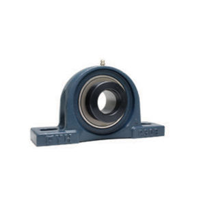 flange bearing unit / spherical roller / metal / with eccentric locking collar
