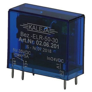 24VDC solid state relay / 5VDC / DC output / for printed circuit boards