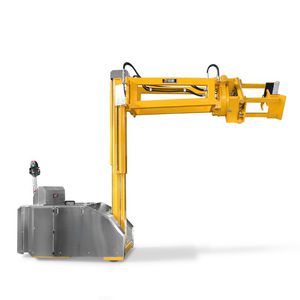 electric stacker truck / walk-behind / counterbalanced