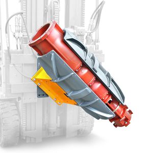 hydraulic tipping station / for forklift trucks