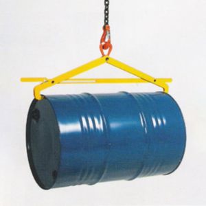 drum lifting clamp / manual / horizontal