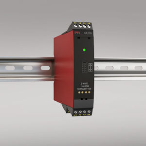 DIN rail mount temperature transmitter