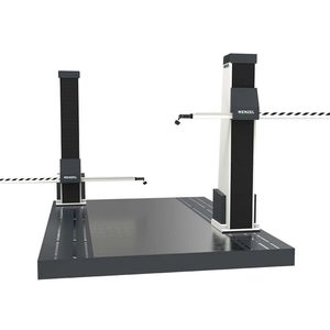 dual horizontal arm coordinate measuring machine