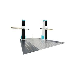 dual horizontal arm coordinate measuring machine