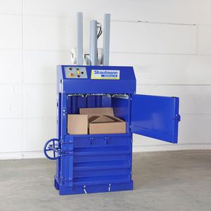 vertical baling press