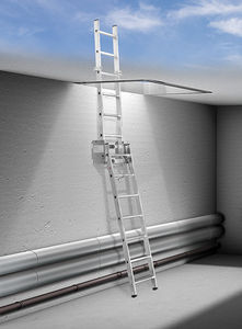 stainless steel ladder