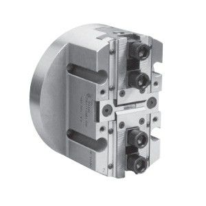 power chuck / 2-jaw / closed-center / precision