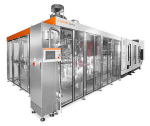 stretch blow molding machine / for bottles / with bottle filling
