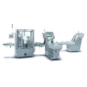 intermittent-motion filler and capper 1