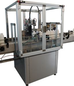 linear screw capping machine / automatic / bottle