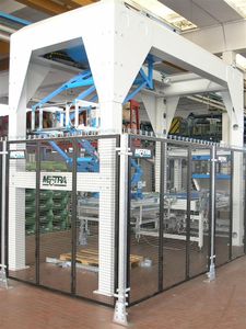 high level infeed palletizer