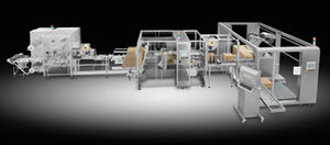 packaging line for the pharmaceutical industry