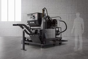 metal chip briquetting machine