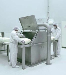 bulk material bag unloader